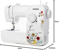Machine à Coudre Brother JX17FE couture et mercerie