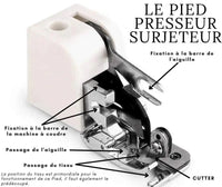 Pied presseur surjeteur couture et mercerie