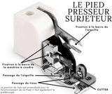 Pied presseur surjeteur couture et mercerie