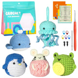 Kit de crochet peluches d'animaux couture et mercerie